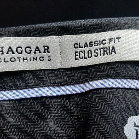 Haggar 36-32 Men's Dress Pants Grey - Picture 2 of 7
